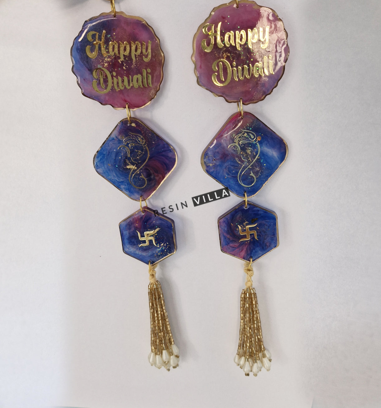 Modern Resin Art Toran Decor for Door Entrance Contemporary Design for Weddings, Festivals & Home Decor