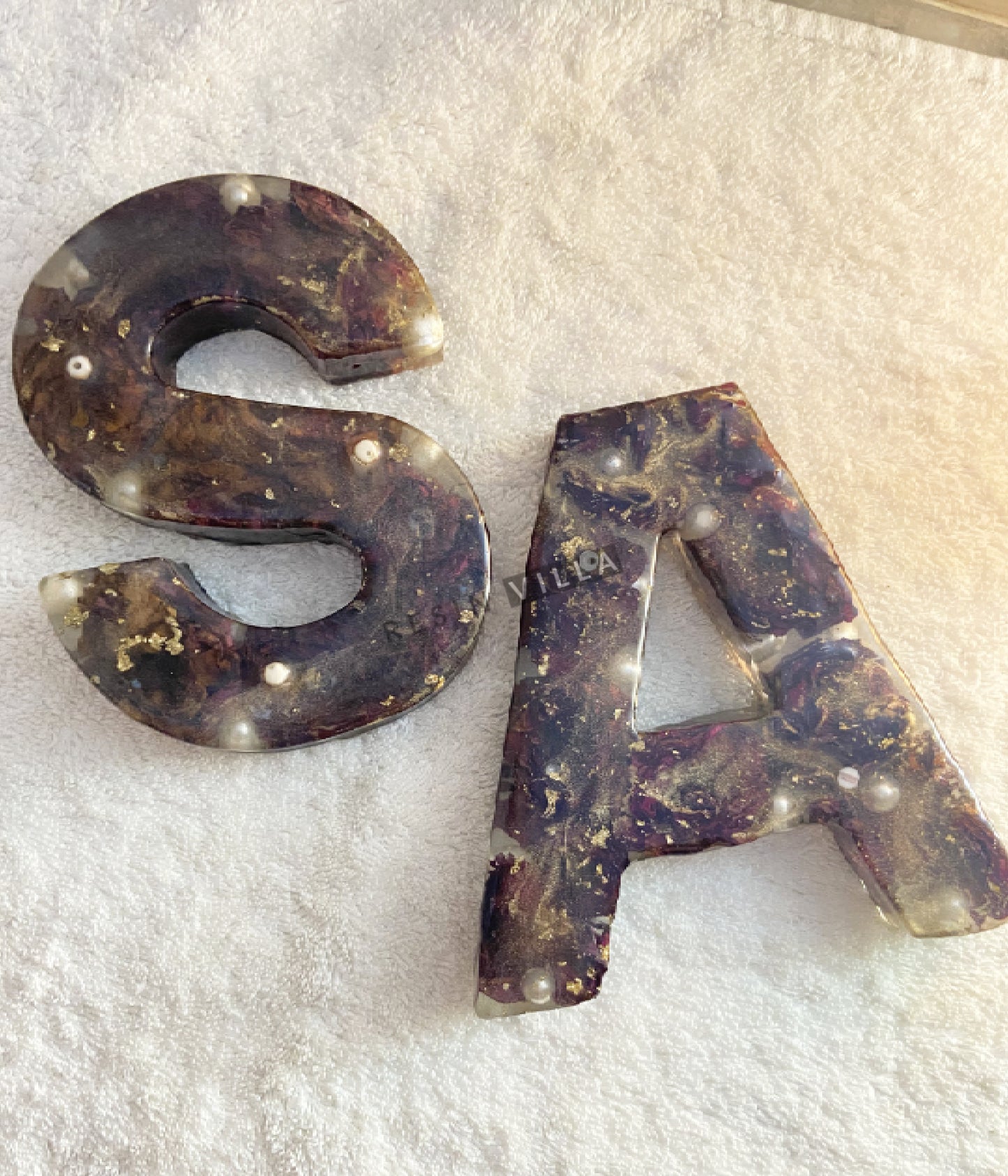 Flower Preservation, Monogram Alphabet Letter, 3D Letter Floral Preservation Letter