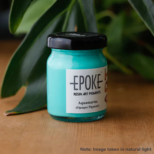 Resin Art Material, Epoxe Pigment, Aquamarine (Opaque) - Pigment Paste -25g and 75g