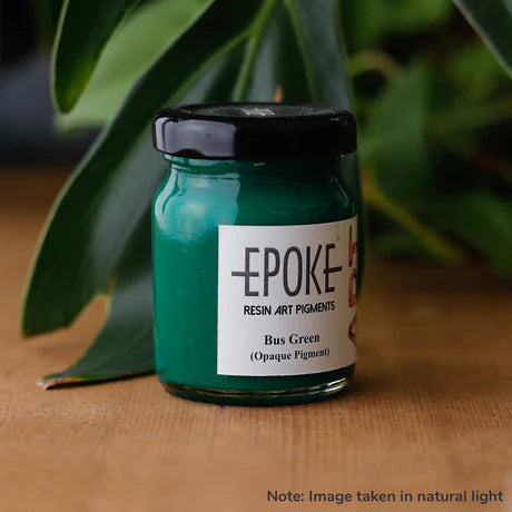 रेज़िन आर्ट मटीरियल, एपॉक्स पिगमेंट, बस ग्रीन (अपारदर्शी) - पिगमेंट पेस्ट -25 ग्राम और 75 ग्राम