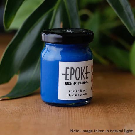 रेज़िन आर्ट मटीरियल, इपोक्स पिगमेंट, क्लासिक ब्लू (अपारदर्शी) - पिगमेंट पेस्ट -25g और 75g