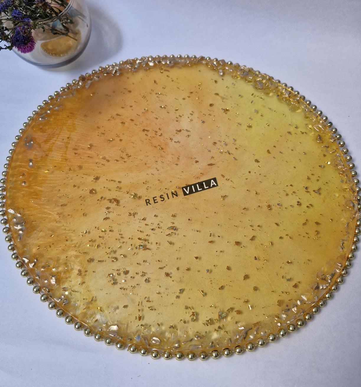 Wedding Haldi Platter - Traditional Haldi Ceremony platter, Personalized Platter for Indian Wedding Rituals
