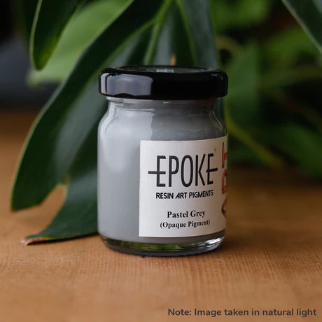 रेज़िन आर्ट मटीरियल, इपोक्स पिगमेंट, पेस्टल ग्रे (अपारदर्शी) - पिगमेंट पेस्ट -25g और 75g
