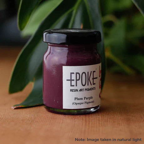Resin Art Material, Epoxe Pigment, Plum Purple (Opaque) - Pigment Paste -25g and 75g