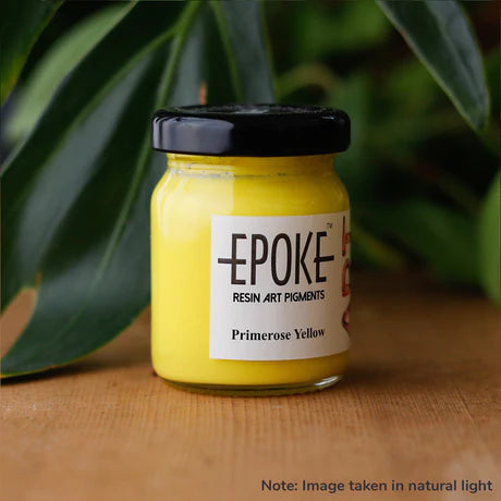 Resin Art Material, Epoxe Pigment, Prime Rose Yellow (Opaque) - Pigment Paste - 25g and 75g