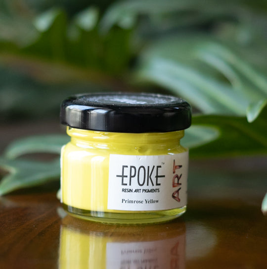 Resin Art Material, Epoxe Pigment, Prime Rose Yellow (Opaque) - Pigment Paste - 25g and 75g