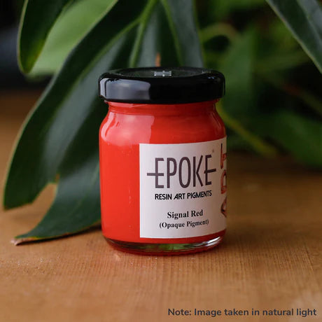 Resin Art Material, Epoxe Pigment, Signal Red (Opaque) - Pigment Paste -25g and 75g
