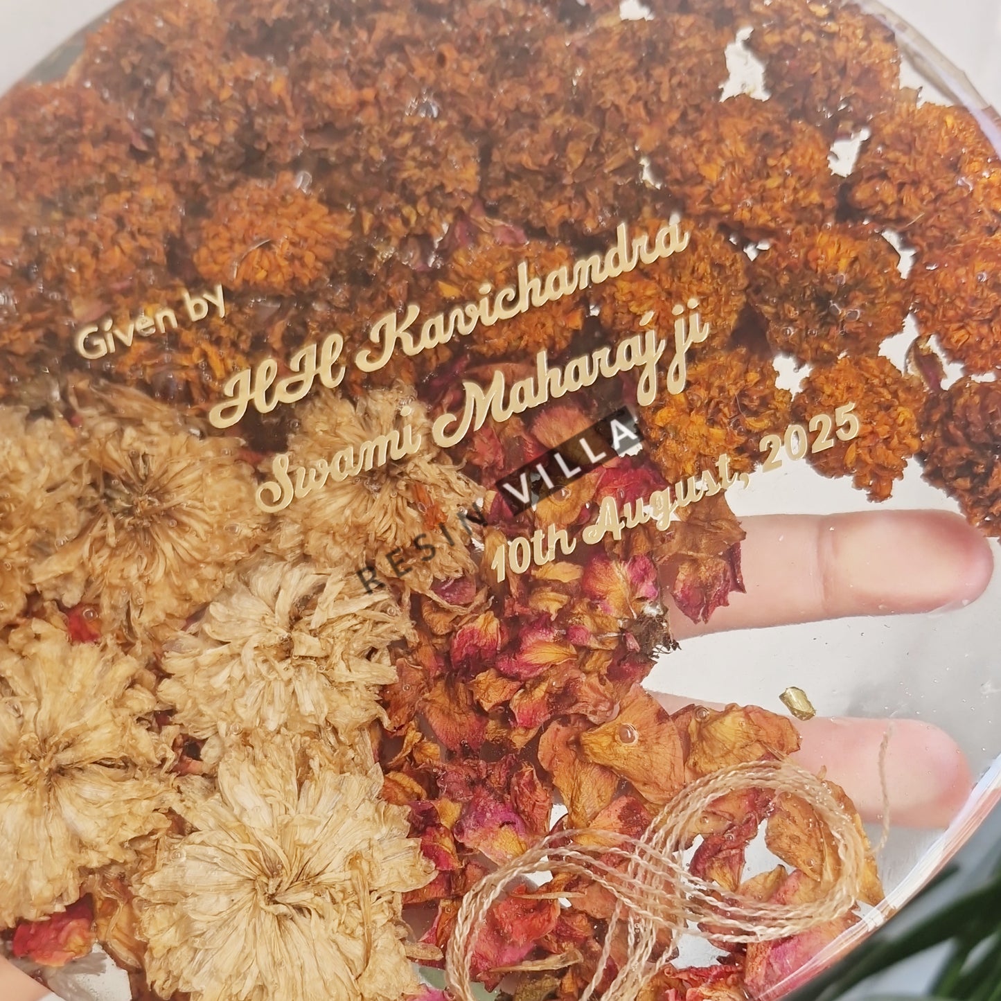 فن الراتينج، حفظ باقة الزهور، الصب العميق، الشكل السداسي،