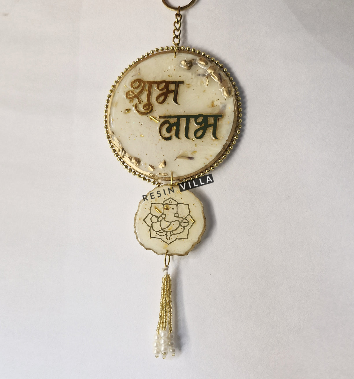 Resin Art Hanging Toran Decor for Door Entrance Traditional Indian Doorway Decor, Customizable Entrance Hanging for Weddings & Festivals
