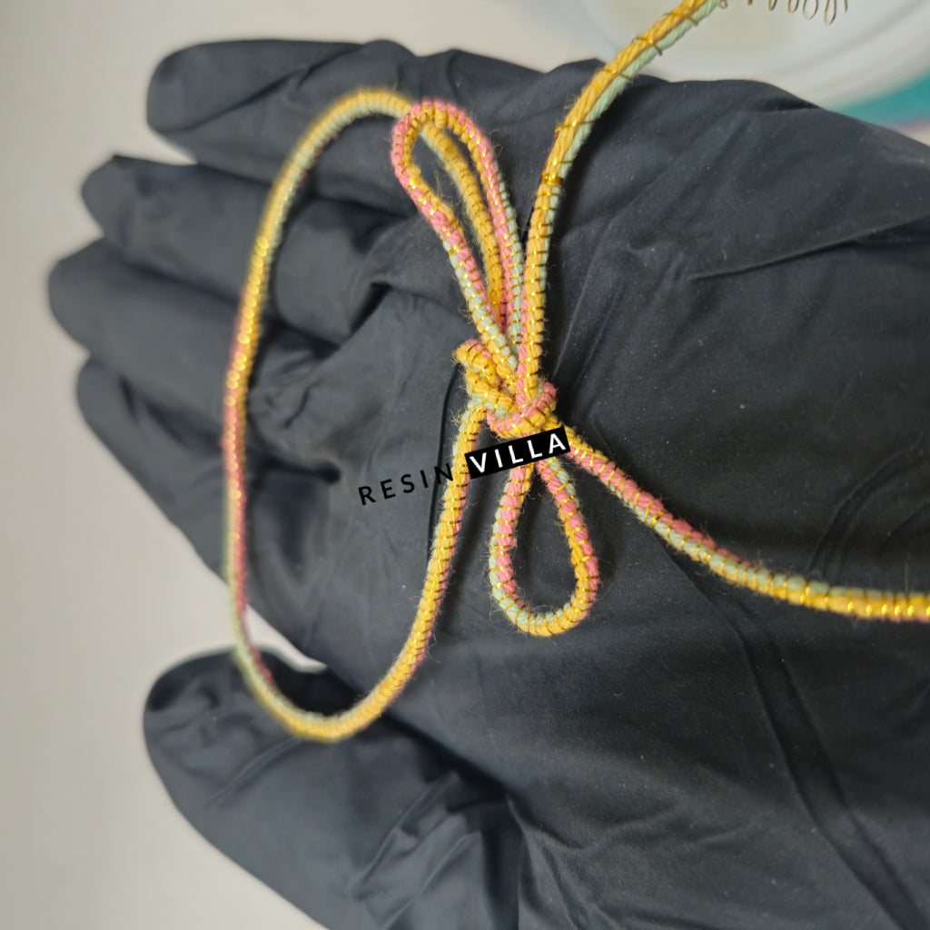 Multi Shimmery Color Thick Cotton Rakhi Thread Soft Cotton for Elegant Raksha Bandhan