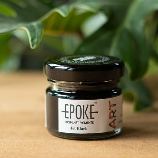 Resin Art Material, Epoxe Pigment, Jet Black (Opaque) - Pigment Paste -25g and 75g