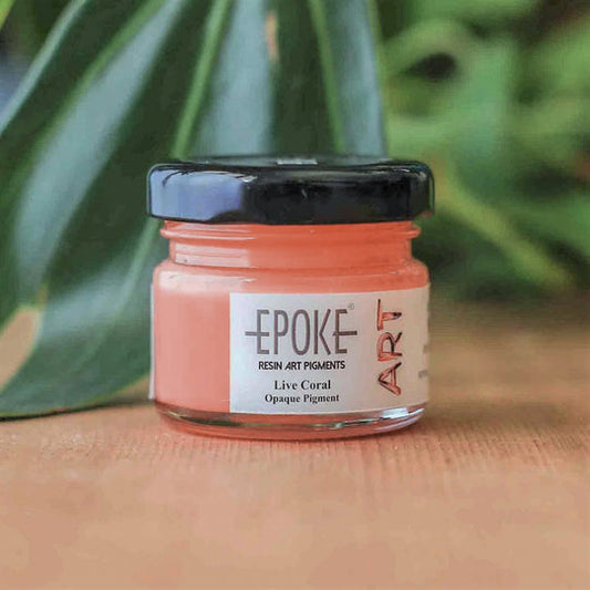 Resin Art Material, Epoxe Pigment, Live Coral (Opaque) - Pigment Paste -25g and 75g