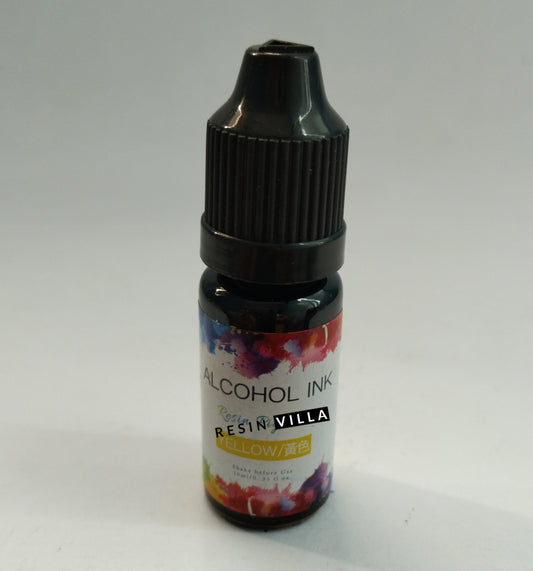 Resin Art Material, Alcohol Ink Pigment, Color Yellow