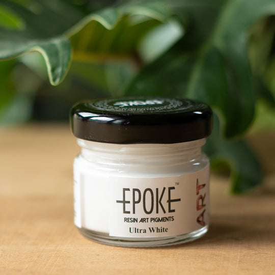 Resin Art Material, Epoxe Pigment, Ultra White (Opaque) - Pigment Paste -25g and 75g