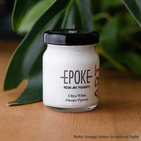 Resin Art Material, Epoxe Pigment, Ultra White (Opaque) - Pigment Paste -25g and 75g