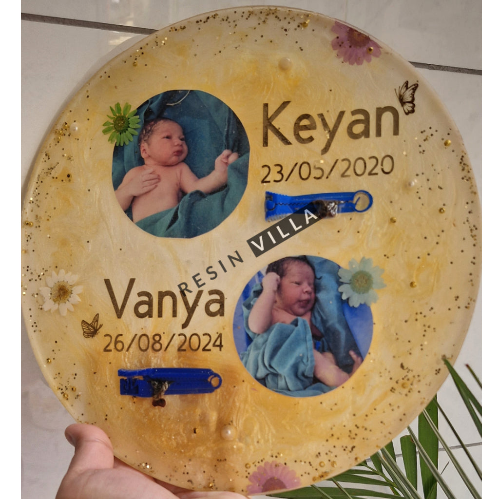 Baby Umbilical Ornament Keepsake Frame, Customize Baby Birth Umbilical Ornament preservation