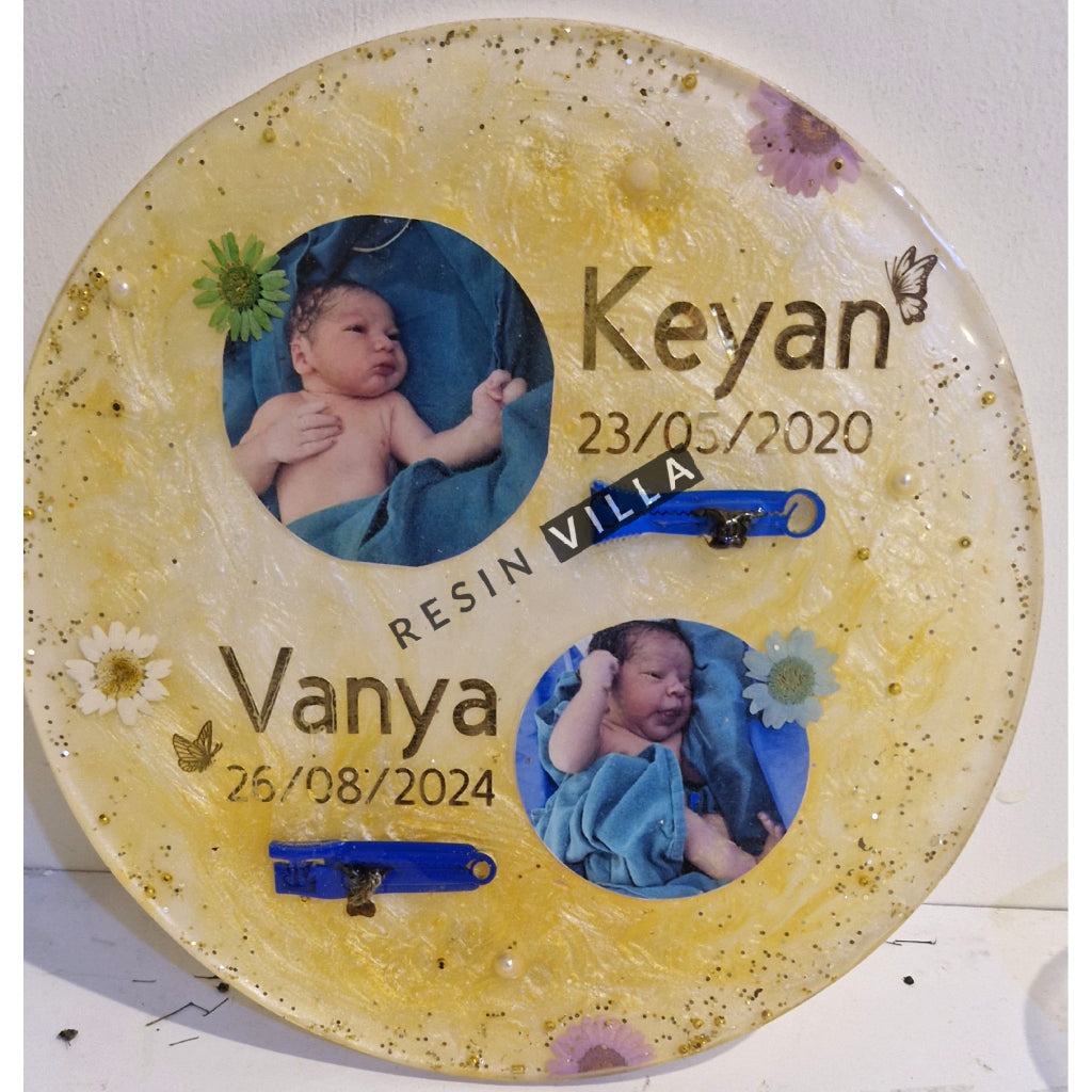 Baby Umbilical Ornament Keepsake Frame, Customize Baby Birth Umbilical Ornament preservation