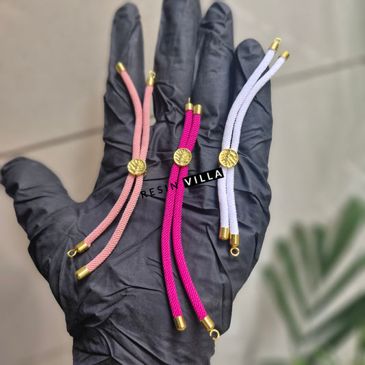 Colorful Adjustable Thread with Lock for  Rakhi or Bracelet   DIY Rakhi / Bracelet Making