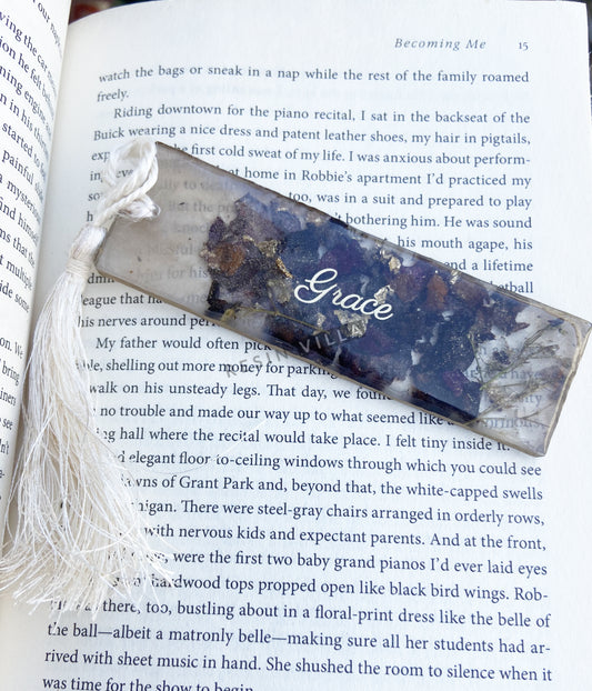 Rose Flower Preservation in Medium Size Grace Bookmark